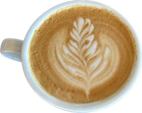 A pretty latte I made